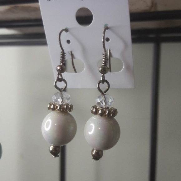 4 pairs colorful beaded dangle earrings - Picture 2 of 5